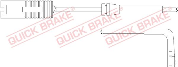 QUICK BRAKE Indikators, Bremžu uzliku nodilums WS 0164 A